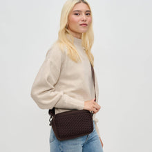 Load image into Gallery viewer, Inspiration Woven Neoprene Crossbody: Chocolate