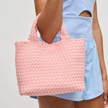 Load image into Gallery viewer, Sky's The Limit - Woven Neoprene Small Crossbody: Navy Nude