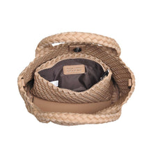 Load image into Gallery viewer, Sky's The Limit - Woven Neoprene Small Crossbody: Navy Nude
