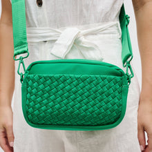 Load image into Gallery viewer, Inspiration Woven Neoprene Crossbody: Chocolate