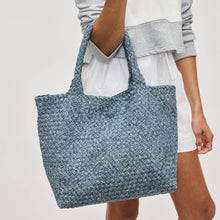 Load image into Gallery viewer, Sky's The Limit - Medium Denim Tote: Denim