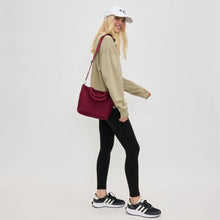 Load image into Gallery viewer, Sky's The Limit - Woven Neoprene Small Crossbody: Navy Nude