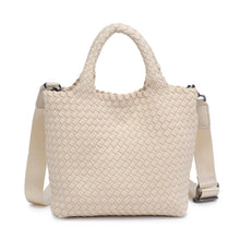 Load image into Gallery viewer, Sky's The Limit - Woven Neoprene Small Crossbody: Navy Nude