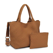 Load image into Gallery viewer, Sky's The Limit - Medium Tote: Chocolate