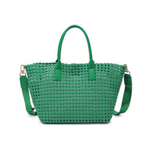 Load image into Gallery viewer, Sol Selene -Soltice Medium  Hand Woven Knot Tote: Nude
