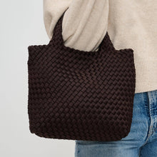 Load image into Gallery viewer, Sky's The Limit - Woven Neoprene Small Crossbody: Navy Nude