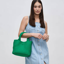 Load image into Gallery viewer, Sky's The Limit - Woven Neoprene Small Crossbody: Sand Black