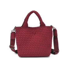 Load image into Gallery viewer, Sky's The Limit - Woven Neoprene Small Crossbody: Sand Black