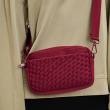 Load image into Gallery viewer, Inspiration Woven Neoprene Crossbody: Chocolate