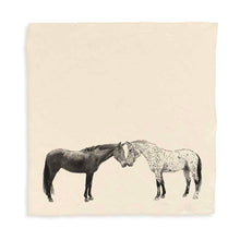 Load image into Gallery viewer, Eric &amp; Christopher Kissing Horses Tea Towel