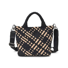 Load image into Gallery viewer, Sky's The Limit - Woven Neoprene Small Crossbody: Navy Nude