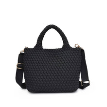 Load image into Gallery viewer, Sky's The Limit - Small Laced Up Eco-Edition Crossbody: Black