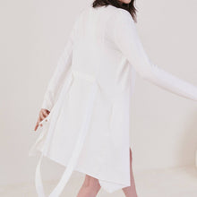 Load image into Gallery viewer, The Short Robe: Sincere White, M