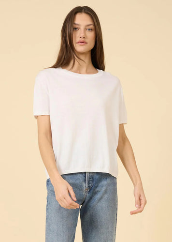 One Grey Day Bianca Tee - White