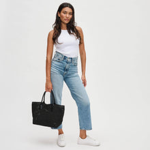 Load image into Gallery viewer, Sol Selene -Soltice Medium  Hand Woven Knot Tote: Nude