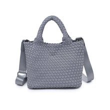 Load image into Gallery viewer, Sky's The Limit - Woven Neoprene Small Crossbody: Navy Nude