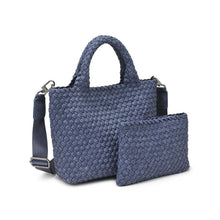 Load image into Gallery viewer, Sky's The Limit - Woven Neoprene Small Crossbody: Sand Black
