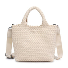 Load image into Gallery viewer, Sky's The Limit - Woven Neoprene Small Crossbody: Sand Black