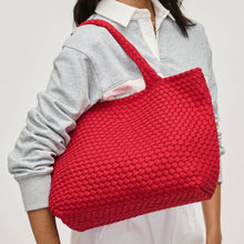 Load image into Gallery viewer, Sky's The Limit - Medium Laced Up Eco-Edition Tote: Nude