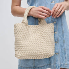 Load image into Gallery viewer, Sky's The Limit - Woven Neoprene Small Crossbody: Sand Black