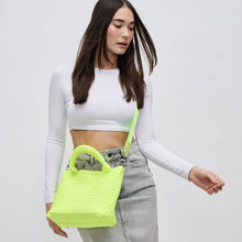 Load image into Gallery viewer, Sky's The Limit - Woven Neoprene Small Crossbody: Navy Nude