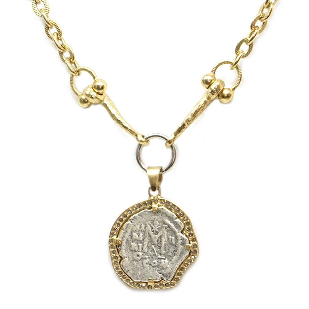 TAT2 Gold Molat Horsebit Necklace
