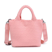Load image into Gallery viewer, Sky's The Limit - Woven Neoprene Small Crossbody: Sand Black