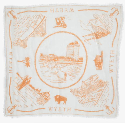 Wyeth Haven Scarf Haven Tan