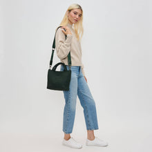 Load image into Gallery viewer, Sky's The Limit - Woven Neoprene Small Crossbody: Sand Black
