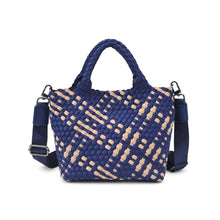 Load image into Gallery viewer, Sky's The Limit - Woven Neoprene Small Crossbody: Sand Black