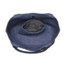 Load image into Gallery viewer, Sol Selene Sky's The Limit - Large Woven Neoprene Tote: Chocolate