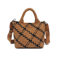 Load image into Gallery viewer, Sky's The Limit - Woven Neoprene Small Crossbody: Sand Black