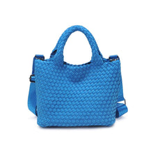 Load image into Gallery viewer, Sky's The Limit - Woven Neoprene Small Crossbody: Sand Black