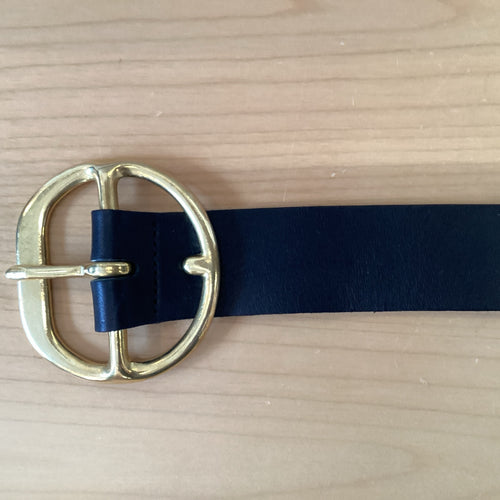 Kim White Chunky Hip Black Belt