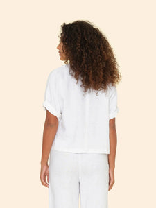 Xirena Savoye Silk Top - White