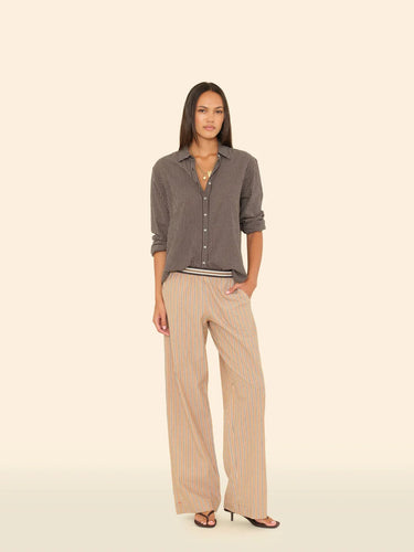 Xirena Alto Pant - Toffee Stripe