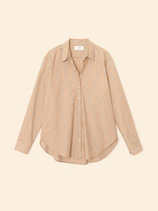 Xirena Beau Shirt - Toffee Stripe
