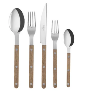 Sabre Paris Cutlery in Shiny Teak or Shiny Horn